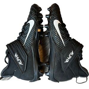 Nike Alpha Menace Varsity 2 Football Cleats Black Mens 10.5 UK 9.5 EU 44.5
